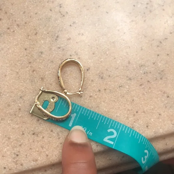 Premier Design 925 Gold Plated Ruby Hoops - Picture 6 of 6